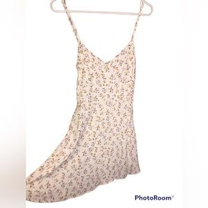 White floral dress- garage. Lightly used
